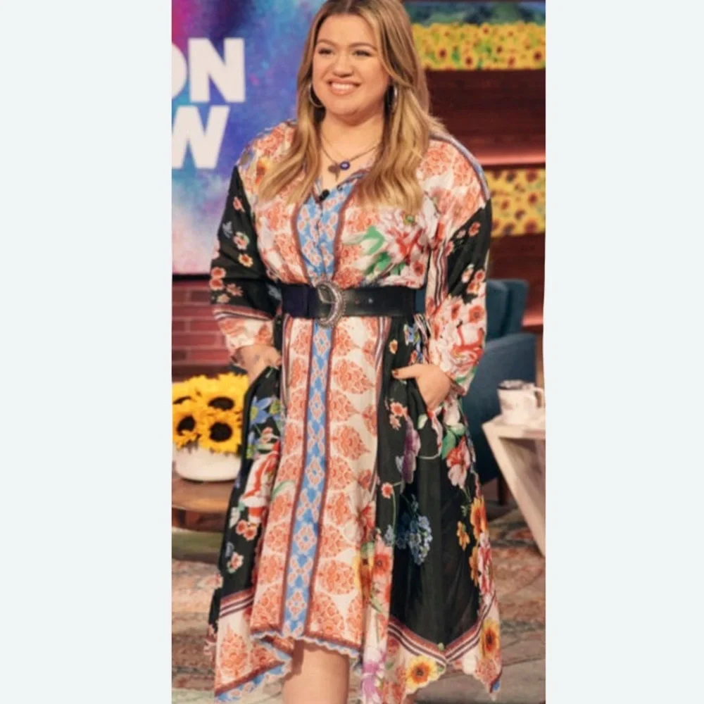 Johnny Was silk Geana Patsy dress NWT - Picture 13 of 14